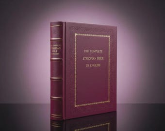 La Biblia Etíope Completa en inglés: Incluye los libros apócrifos faltantes, el Libro de Enoc, los Jubileos y otros libros sagrados perdidos [Encuadernado en cuero]