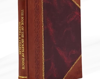 El libro de los secretos de Enoc 1896 W. R. Morfill, R. H. Charles ENCUADERNADO EN CUERO]