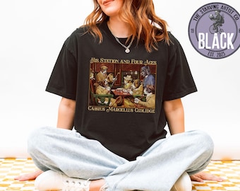 Vintage Hunde Spielen Poker T-Shirt: Komfort Farben Grafik T-Shirt