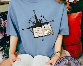 Moby Dick T-Shirt: Nautical Whale Book Lover Tee