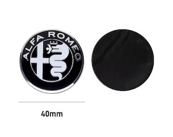 Original Alfa Romeo Giulia (2016+) Rear Badge / Logo - Black Coat Of Arms & "Written" Script 4 thumbnail image