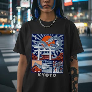 Japanese Dragon T-Shirt: Kyoto Souvenir Tee