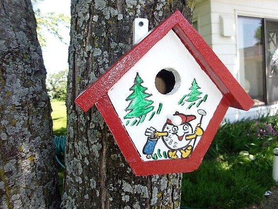 Golf Ball Birdhouse Etsy