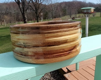 LARGE WOOD BOWL