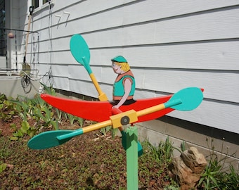 Boy OR A Girl red KAYAK WHIRLIGIG
