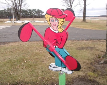 GOLFGIRL WHIRLIGIG