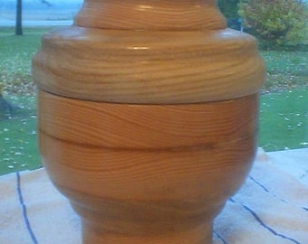 Large wood VASE