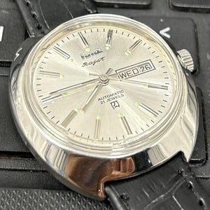 hmt rajat automatic dial white men,s wrist watch