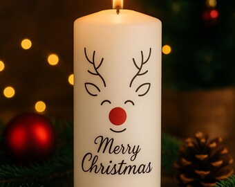 Reindeer candle