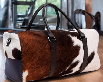 Reisetasche aus Rindsleder: Stilvoller Wochenend-Reiserucksack