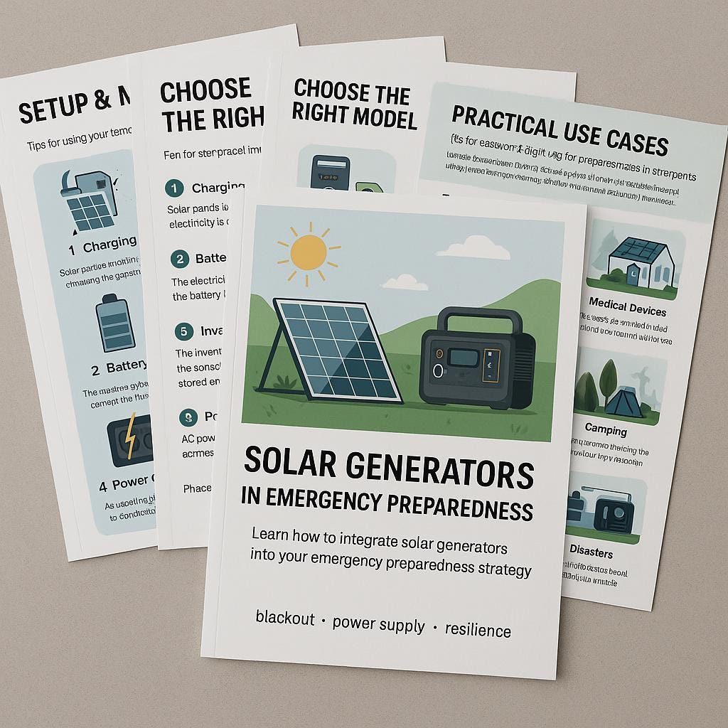 Solar Generators in Emergency Preparedness – Complete Guide (A4 ...