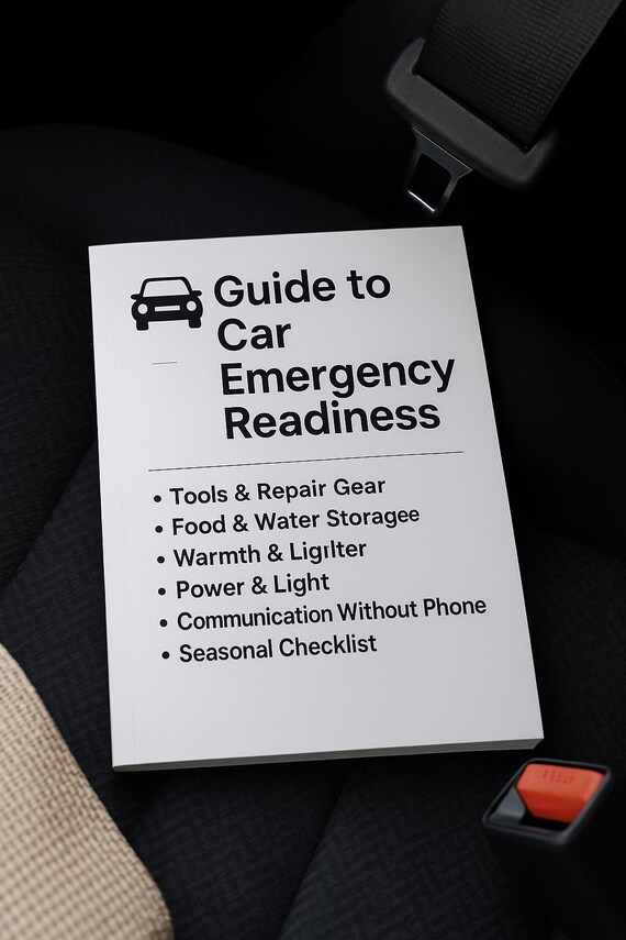 Car Emergency Kit PDF | Printable Survival Checklist | Road Trip & Disaster Prep