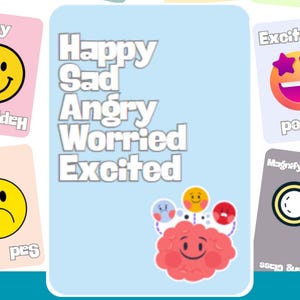 Emotions/Feelings Game (Based on the Taco, Cat, Goat, Cheese, Pizza Game)