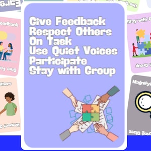 Group Work/Teamwork Game (Based on the Taco, Cat, Goat, Cheese, Pizza Game)