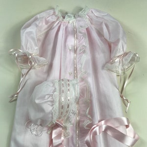 Heirloom Baby Gown with Bonnet