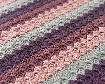 Handmade 3-stitch C2C Blanket