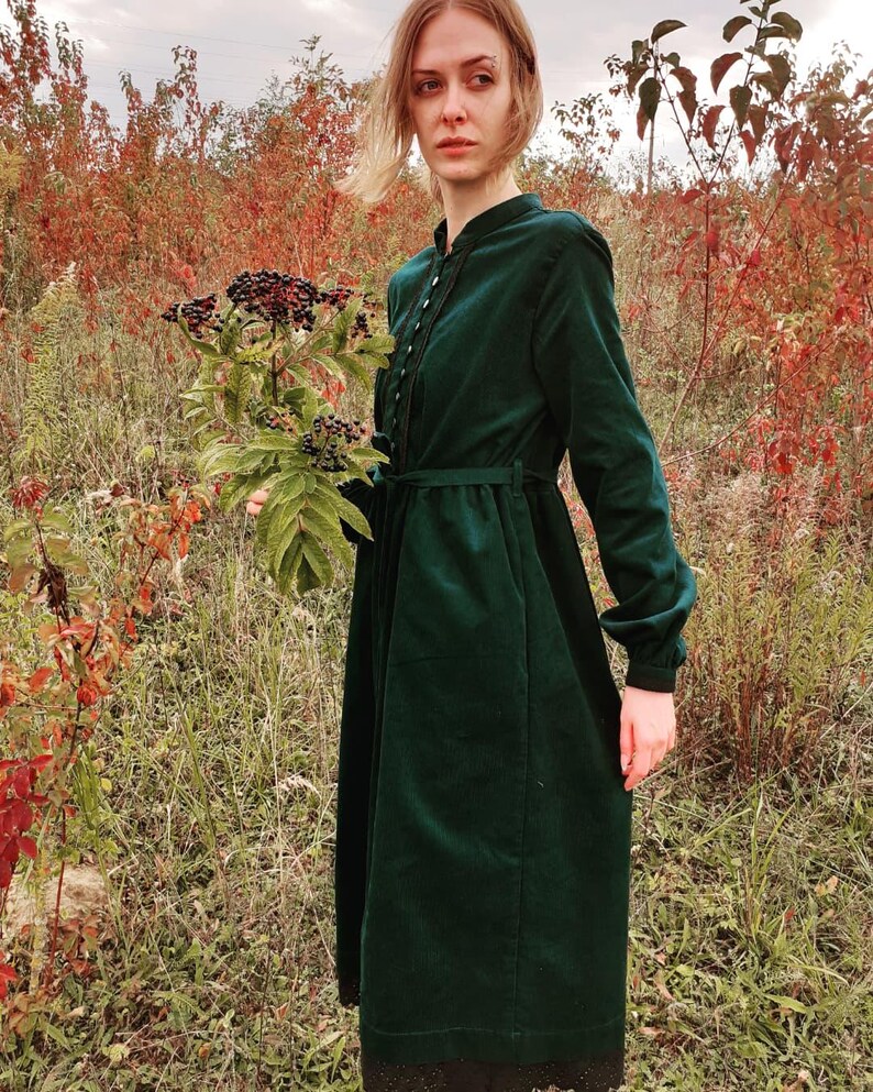 Emmy Design Suit Up Corduroy Gilet Forest Green