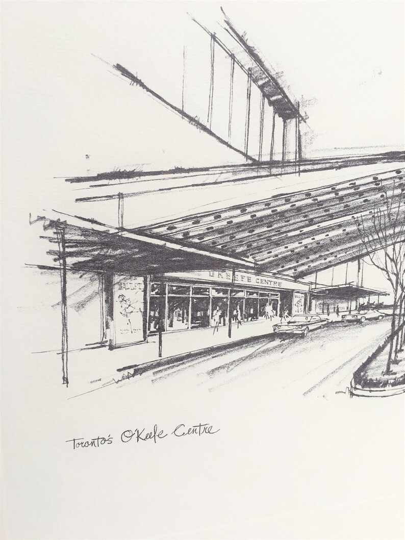 O/'Keefe Centre Toronto Vintage Print