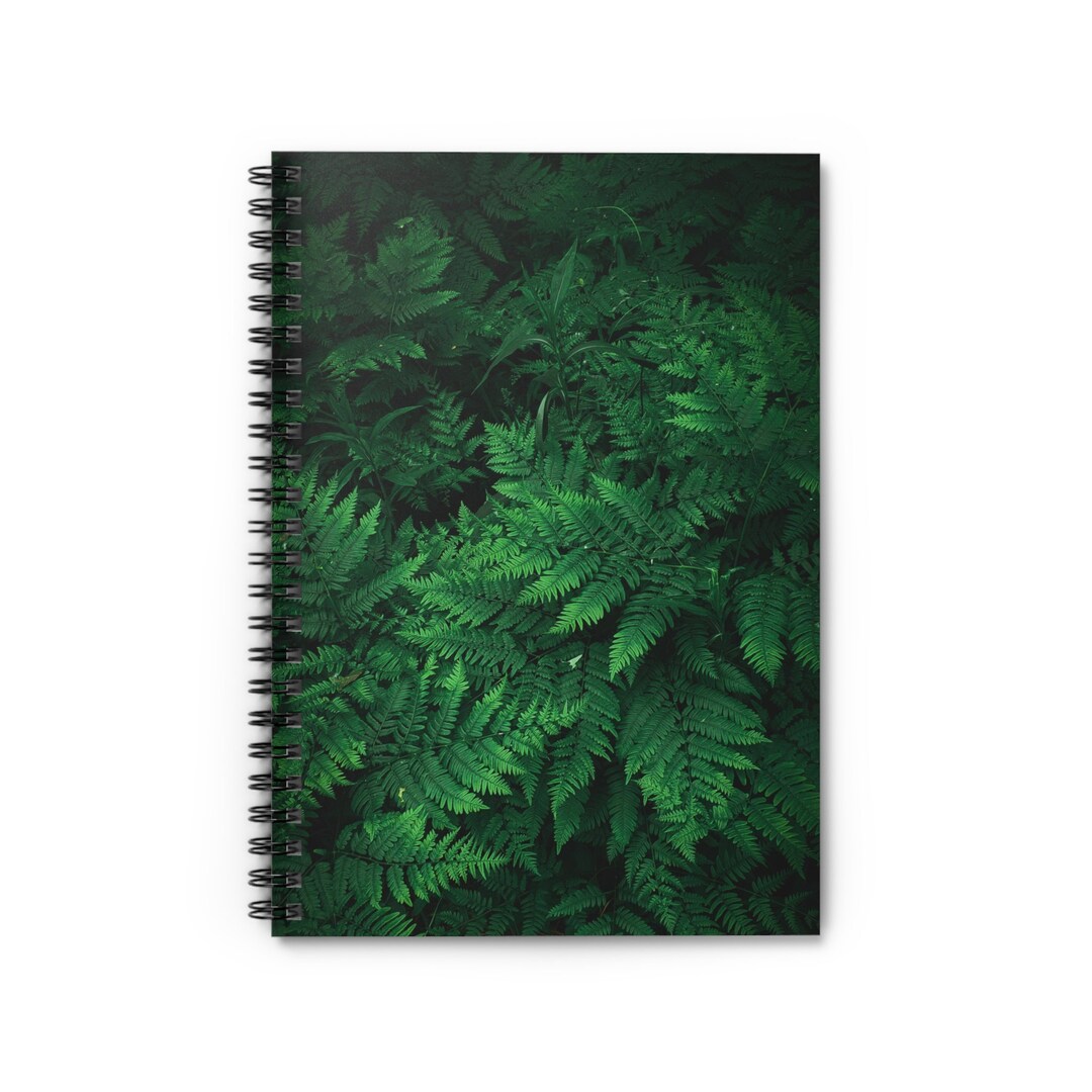 Lush Ferns Spiral Notebook - Ruled Line - Etsy