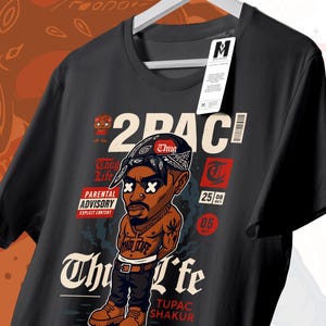 Thug Legend T-Shirt Design: Urban Rap Icon PNG (Digital Download