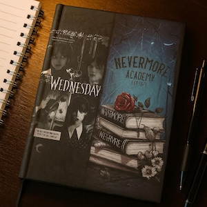 Wednesday Addams Gothic Journal: Halloween Hardcover Notebook