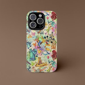 Disney Character Phone Case, Kids Gift, Tough Cases, Fun Accessory, Colorful Design, Perfect for Birthdays