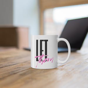 Bonita taza con cita inspiradora, taza de café de 325 ml, regalo para un amigo, taza de té motivacional, decoración para el hogar y la oficina, regalo único.