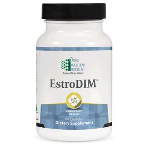 Ortho MolecularEstroDIM 60 Capsules – Estrogen Balance Supplement with DIM and I3C – Women’s Hor mone Support – Non GMO – Professional Grade