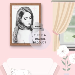 Lana Del Rey poster digital [A2 / 42 x 59.4]