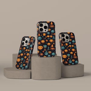 Halloween Phone Case, Gift For Halloween Lover, Fall Phone Cases, Pumpkin Phone Case, iPhone 16 15 14 13 12 11 Pro Max, Samsung S25 S24 S23