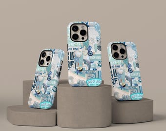 Aesthetic East Cost Coque Phone Case Trendy Beachy Summer Cover for iPhone 16 15 14 13 12 11 Pro Max, Samsung Galaxy S26 S24 S23 S22 Ultra