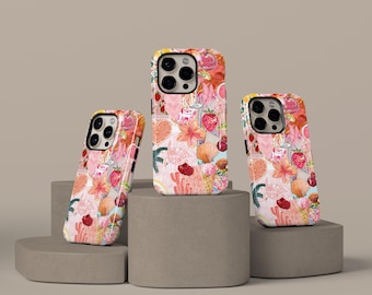Coquette Collage Preppy and Cute Pink Aesthetic Phone Case For iPhone 16 15 14 13 12 11 Pro Max, Samsung Galaxy S26 S25 S24 S23 S22 Ultra
