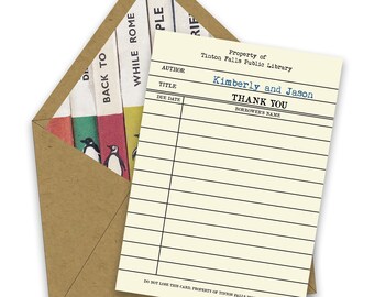 Library Thank You | Etsy