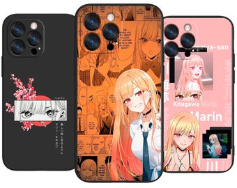 Anime Shy Craftsman Meets Gyaru Protective Phone Case ~ Fits iPhone, Samsung & More
