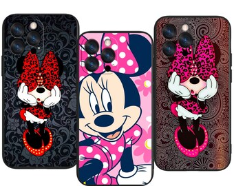 Disney Minnie Mouse Style Custom Protective Phone Case ~ Fits iPhone, Samsung & More