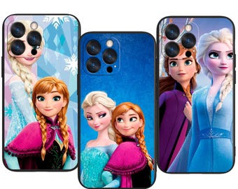 Funda protectora personalizada para teléfono Frozen Princess Snow Fantasy ~ Compatible con iPhone, Samsung y más