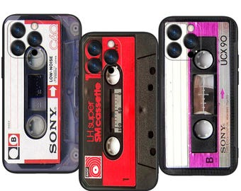 Cassette Tape Retro Rewind Custom Protective Phone Case ~ Fits iPhone, Samsung & More