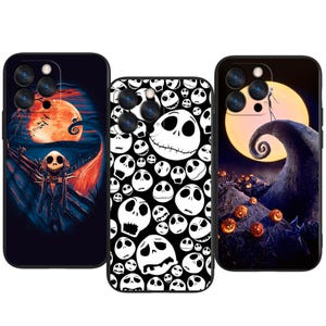 Jack Skellington Disney Art Protective Phone Case ~ Fits iPhone, Samsung & More