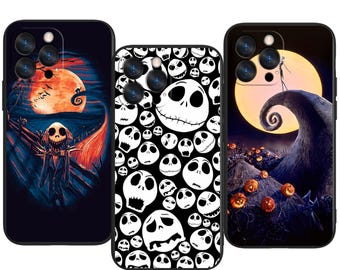 Jack Skellington Disney Art Protective Phone Case ~ Fits iPhone, Samsung & More