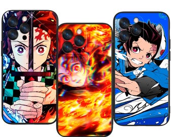 Anime Demon Hunter Sword Style Custom Protective Phone Case ~ Fits iPhone, Samsung & More