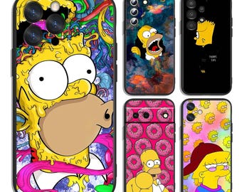 Stylish Girl Outfit Cartoon Protective Cases Fits iPhone, Samsung and Most Models