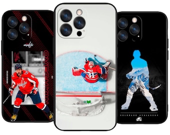 Ice Hockey Game Action Energy Trendy Protective Phone Case ~ Fits iPhone, Samsung & More