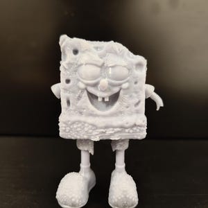 Mutant sea creature – 3D Printed Barnacle Monster Miniature – Unpainted Resin Sculpture for Collectors