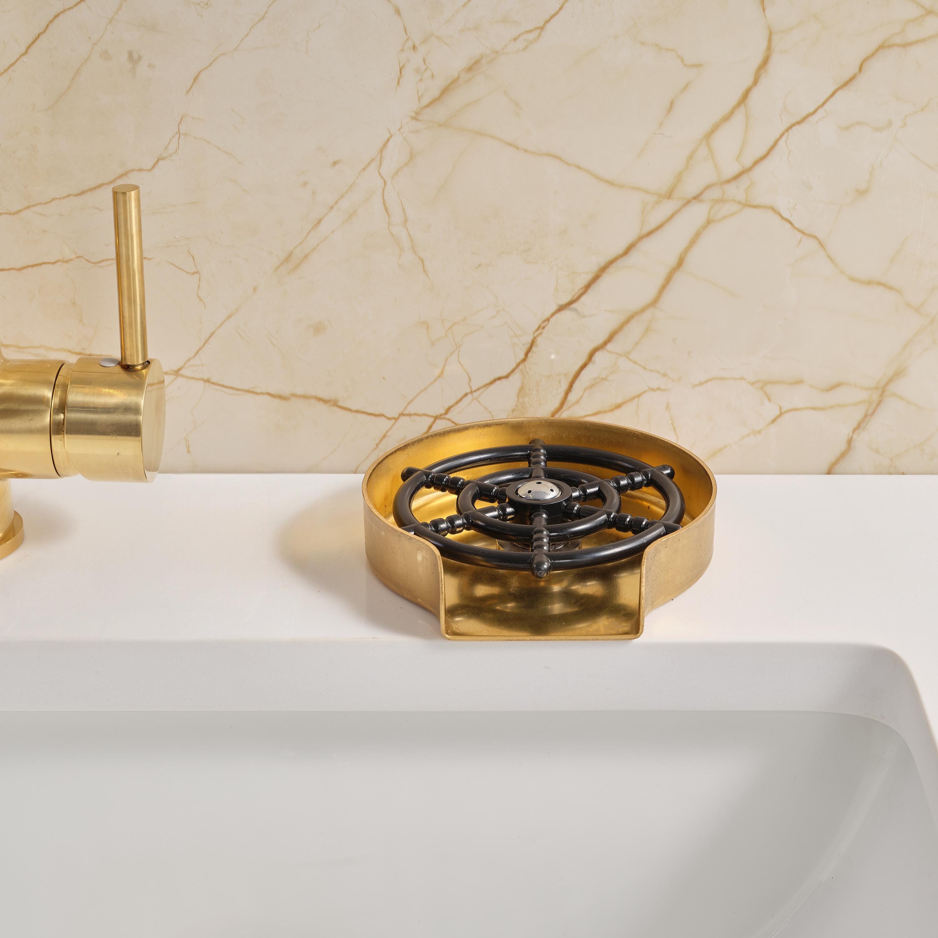 Unlacquered Brass Glass Rinser, Cup Washer for Kitchen - Etsy
