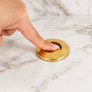 Air Switch Button – Unlacquered Brass
