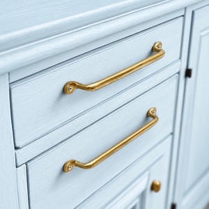 Unlacquered Brass Cabinet Pulls