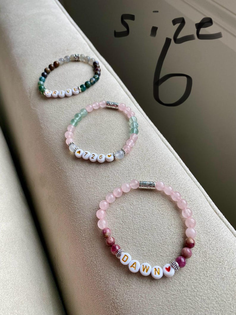 Drive-Green Moss Agate, Pietersite, and Labradorite stones 726-Moonstone, Rose Quartz, and Fluorite stones Dawn-Rose Quartz and Pink Tourmaline