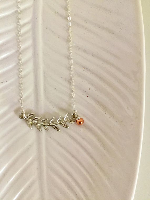 Silver Branch Necklace