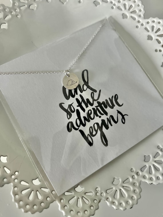 Tent Charm Necklace