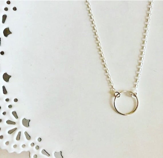 Circle Pendant Necklace